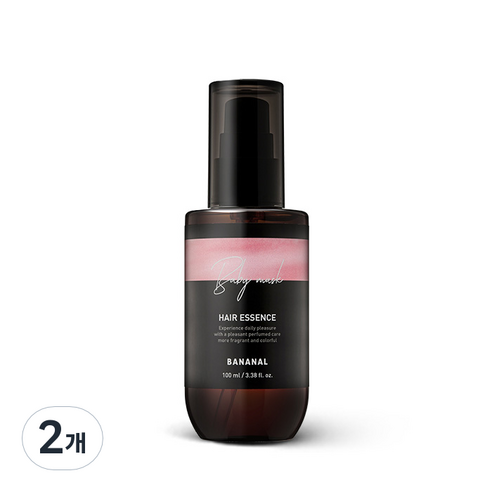 바나날 퍼퓸드 헤어 에센스 베이비 머스크, 100ml, 2개