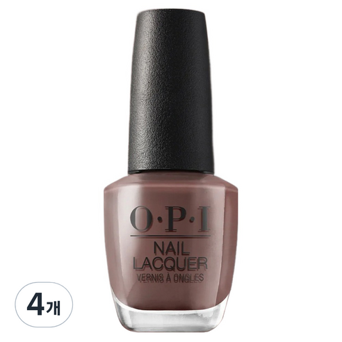 오피아이 네일락커, W60 Squeaker of the House, 4개, 15ml