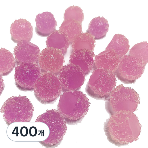 데코덴 알사탕 크런치 슬라임 재료, 400개, 퍼플