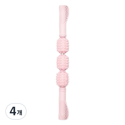 EORIN 롤러 마사지기 39.5cm, 분홍색, 4개