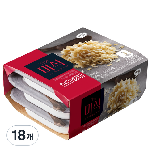 The미식 현미밥, 18개, 180g