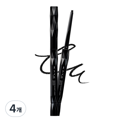 케이트 슈퍼 샤프 라이너 펜슬 0.09g, BK-1, 4개