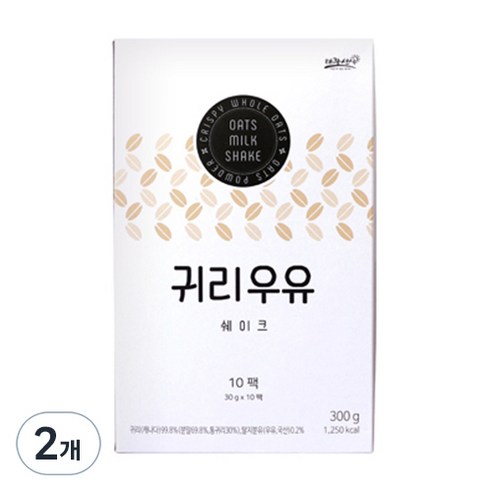 태광선식 귀리우유 쉐이크, 2개, 300g
