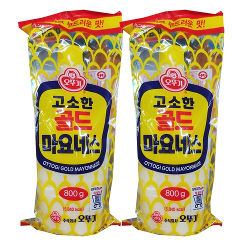   오뚜기 골드 마요네즈, 800g, 2개