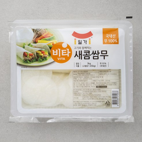 일가 비타 새콤쌈무, 3kg, 2개