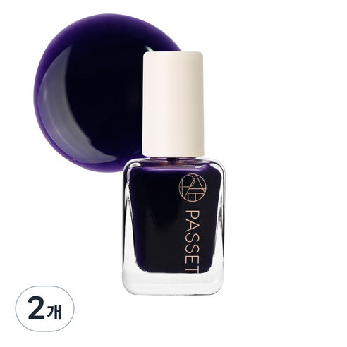 파셋 셀럽 네일컬러 폴리쉬 매니큐어 7ml, 36 그레이프퍼플, 2개