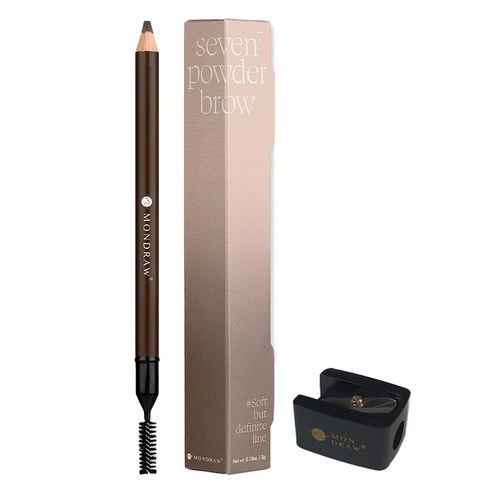 몬드로우 세븐 파우더 아이브로우 펜슬 3g, Deep Brown, 1개