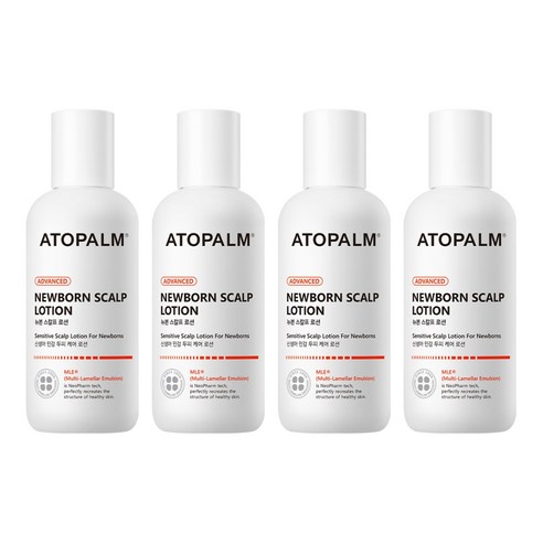 아토팜 유아용 뉴본 스칼프 로션, 100g, 4개