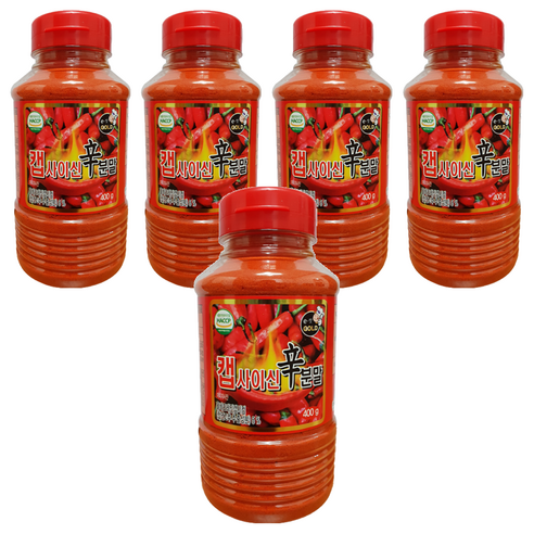 두원식품 캡사이신 분말, 400g, 5개