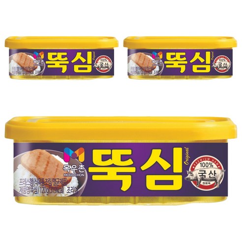 목우촌 뚝심, 120g, 3개