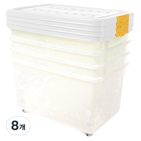 멀티 리빙박스, 내츄럴, 38L, 8개
