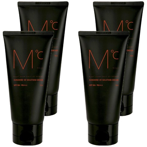 엠도씨 선샤인 유브이 솔루션 크림 SPF50+ PA+++, 70ml, 4개