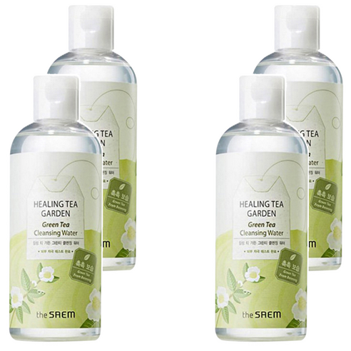 더샘 힐링 티 가든 그린티 클렌징 워터, 300ml, 4개