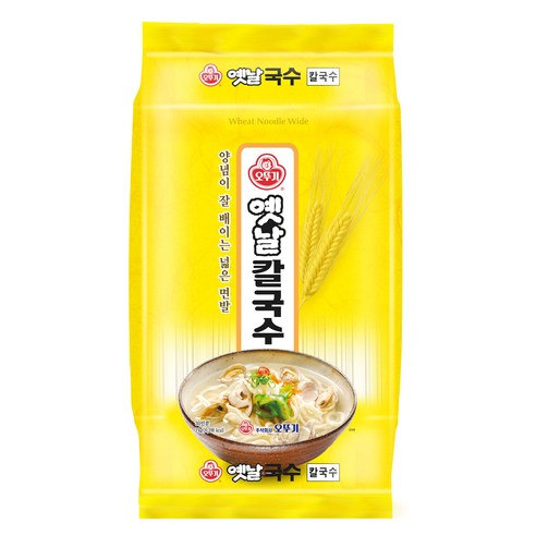 오뚜기 칼국수레시피 옛날국수 칼국수 3KG 업소용 바지락 손칼국수 잔치국수 3KG, 7개 호박손 Best Top5