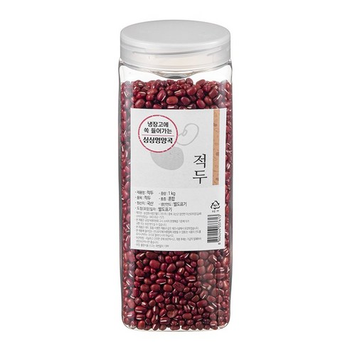 월드그린 싱싱영양통 적두 팥, 1kg, 1개