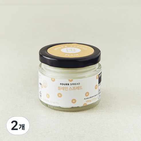 포비아워스 플레인 스프레드, 2개, 100g