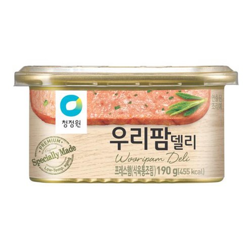 청정원 우리팜 델리 햄통조림, 190g, 1개