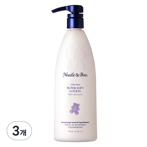 누들앤부 슈퍼 소프트 로션, 473ml, 3개