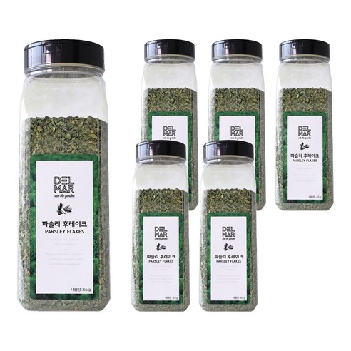 딜리셔스마켓 파슬리 후레이크, 65g, 6개