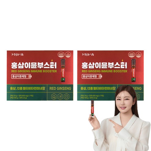 정원삼 홍삼 이뮨 부스터 142.8g, 7회분, 2개