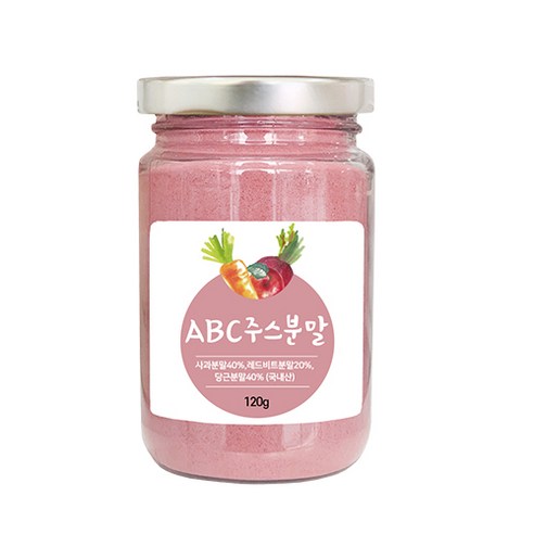 사과 비트 당근 abc주스 분말, 1개, 120g