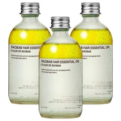 톤28 바오밥 헤어 에센셜 오일, 100ml, 3개