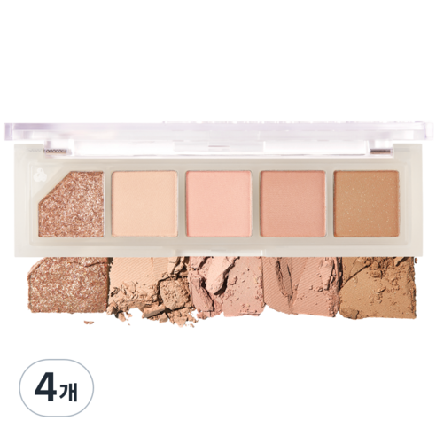 언리시아 무드 샤워 아이팔레트 3.5g, NO.2 로즈 샤워, 4개