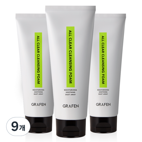 그라펜 올클리어 클렌징 폼, 150ml, 9개