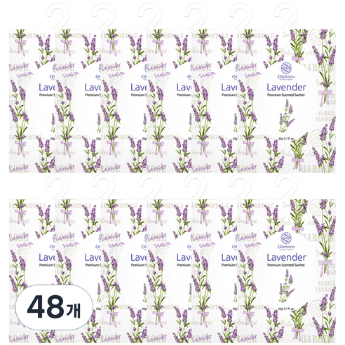 올레비엔 센티드 사쉐 라벤더, 20g, 48개