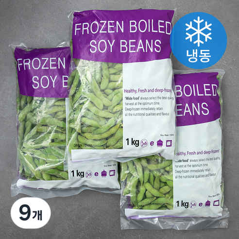마당발 자숙대두 (냉동), 1kg, 9개