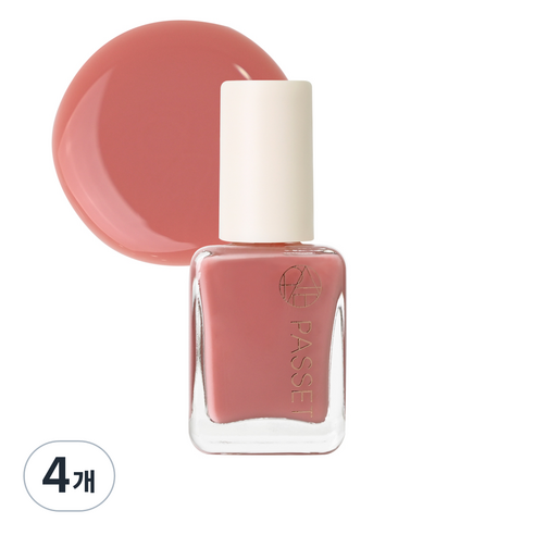 파셋 셀럽 네일컬러 폴리쉬 매니큐어 7ml, 20 코랄핑크, 4개