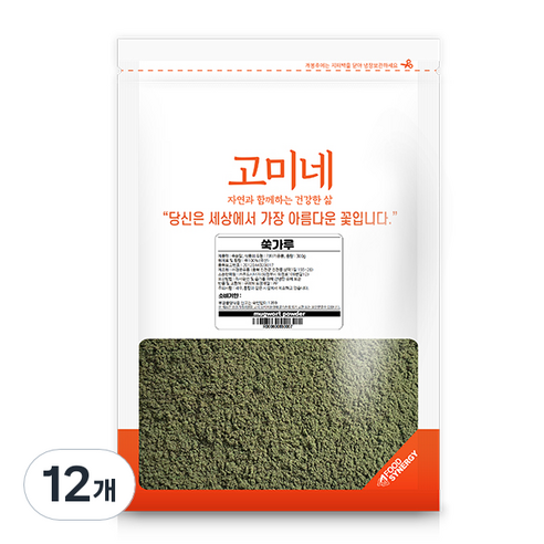 고미네 쑥가루, 300g, 12개