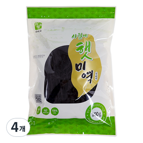 4월에 햇미역, 100g, 4개