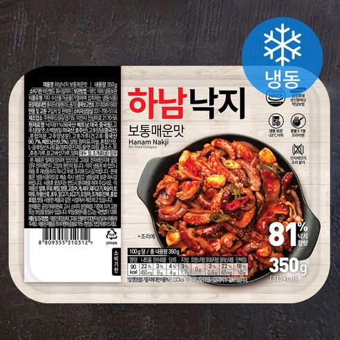 하남낙지 보통 매운맛 (냉동), 350g, 1개 하남낙지350 Best Top5