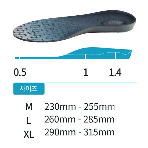 포렉스 메모리폼 소프트젤 깔창으로 편안하게 걷자!