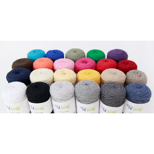 필 트위스트 마크라메 뜨개실로 홈 데코를 멋지게 꾸미세요!