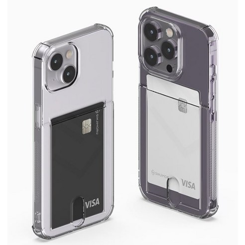 신지모루 범퍼 강화 4DX 에어팁 카드 수납 케이스: 아이폰 13 미니 보호의 혁신