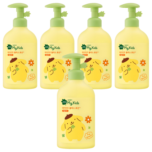 그린핑거 마이키즈 플러스 산리오 고보습 로션, 320ml, 5개