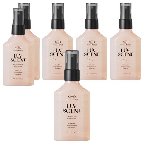 럽센트 프래그런스 미스트 플라워마켓 화이트튤립향, 100ml, 6개