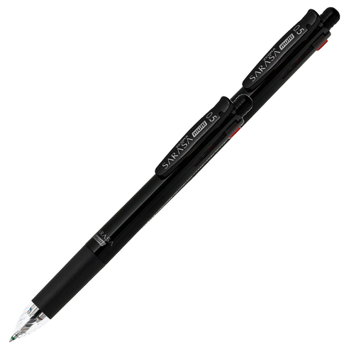 제브라 볼샤 사라사 4+1 J4SA11 볼펜 0.5mm + 샤프 0.5mm, 블랙, 2개