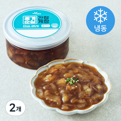 초록햇살 꽃게순살 간장게장 (냉동), 150g, 2개