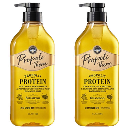 엘라스틴 프로폴리테라 힘없는 모발용 샴푸, 500ml, 2개