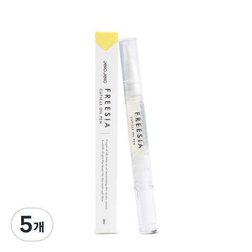 젤로젤로 프리지아 큐티클 오일 에센스펜, 3ml, 5개
