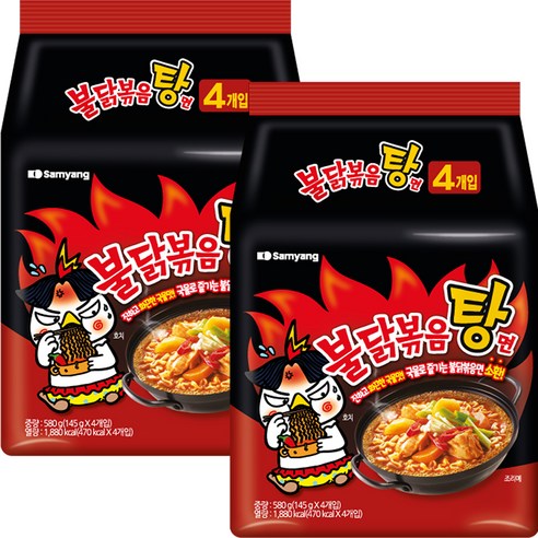 불닭볶음탕면 145g, 4개