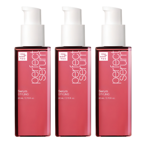 미쟝센 퍼펙트 스타일링 세럼 헤어에센스, 80ml, 3개