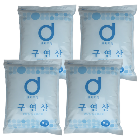 오리지널 구연산, 5kg, 4개