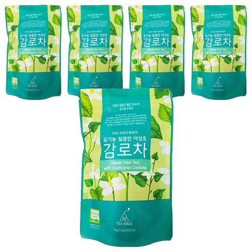 감로700 유기농 달콤한 어성초 감로차, 1g, 30개입, 5개
