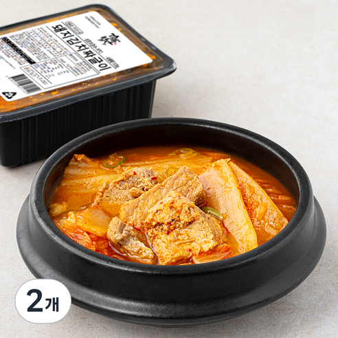 강남밥상 돼지 김치 짜글이, 320g, 2개