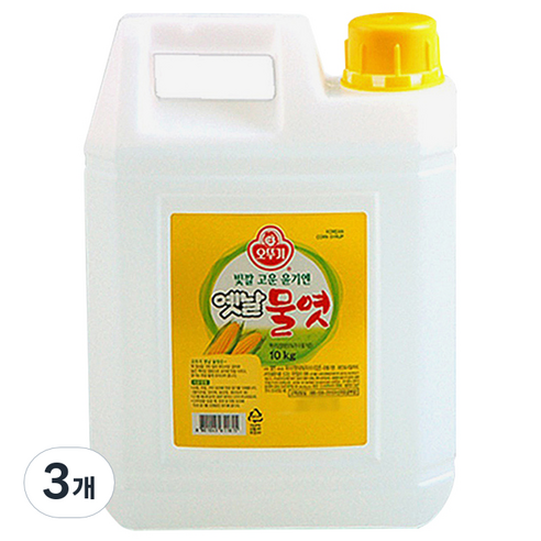 오뚜기 옛날 물엿, 10kg, 3개
