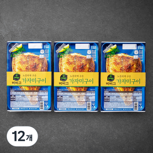 비비고 가자미구이, 70g, 12개